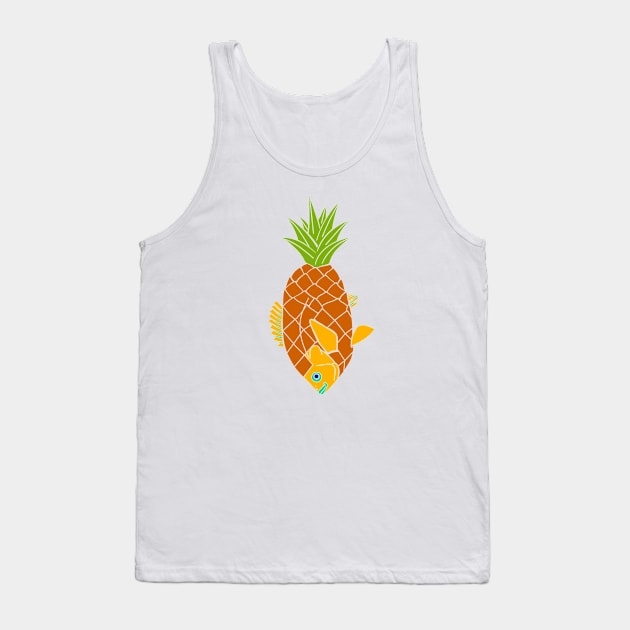 Pineapple Fish Tank Top by RoanVerwerft